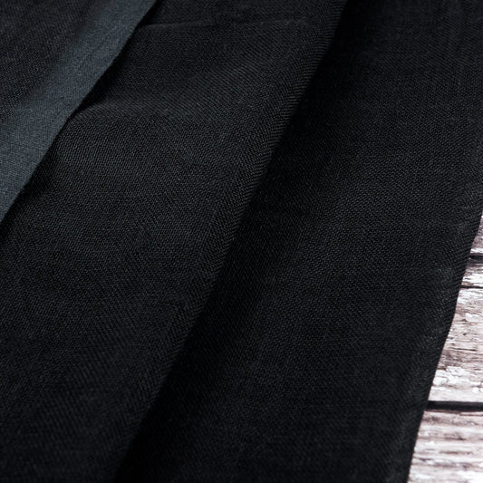 Cotton Muslin Fabric, Black