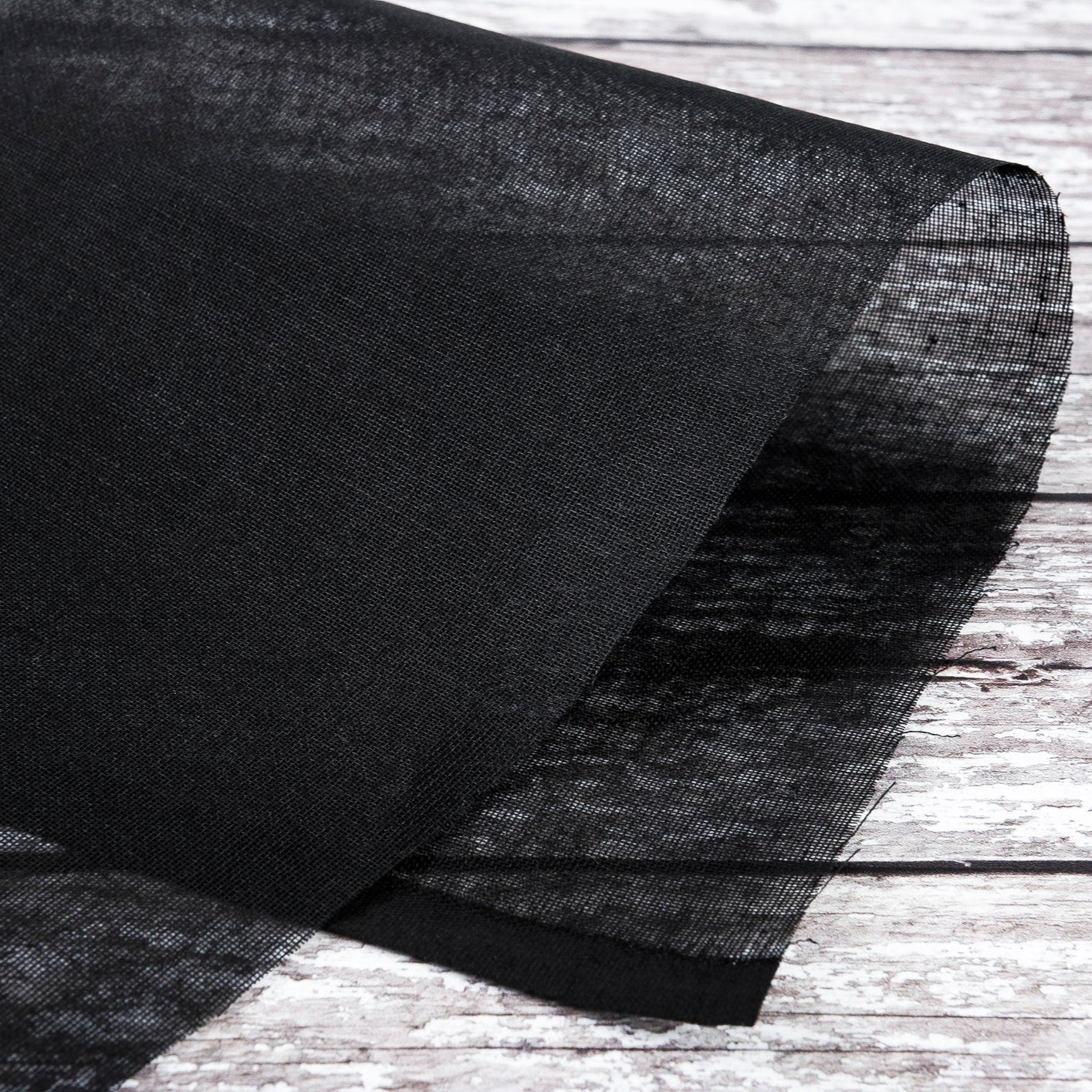 Cotton Tarlatan Fabric, Black or White