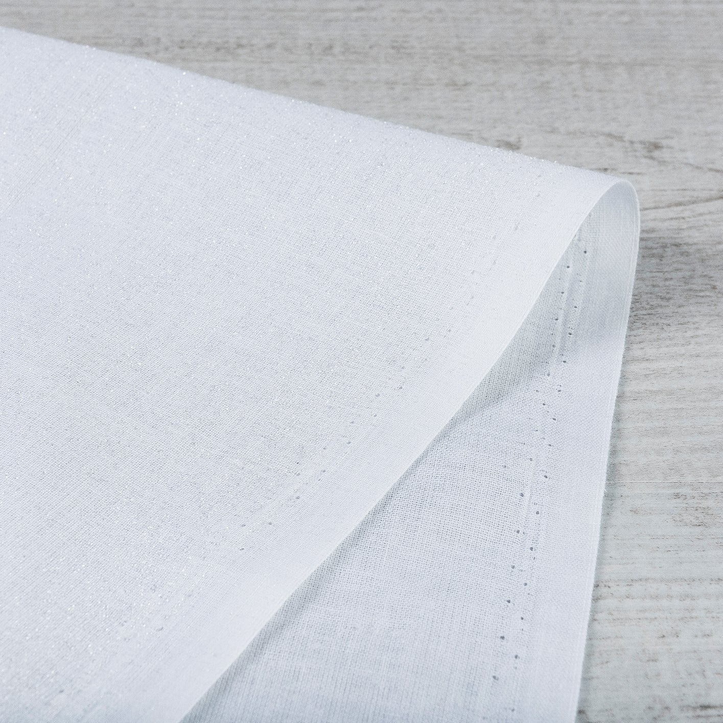 Cotton Fusible Interfacing Fabric, White